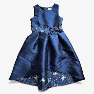 Wonder Nation Blue Formal Unicorn Party Dress Girls Size 10 - Holiday Dress